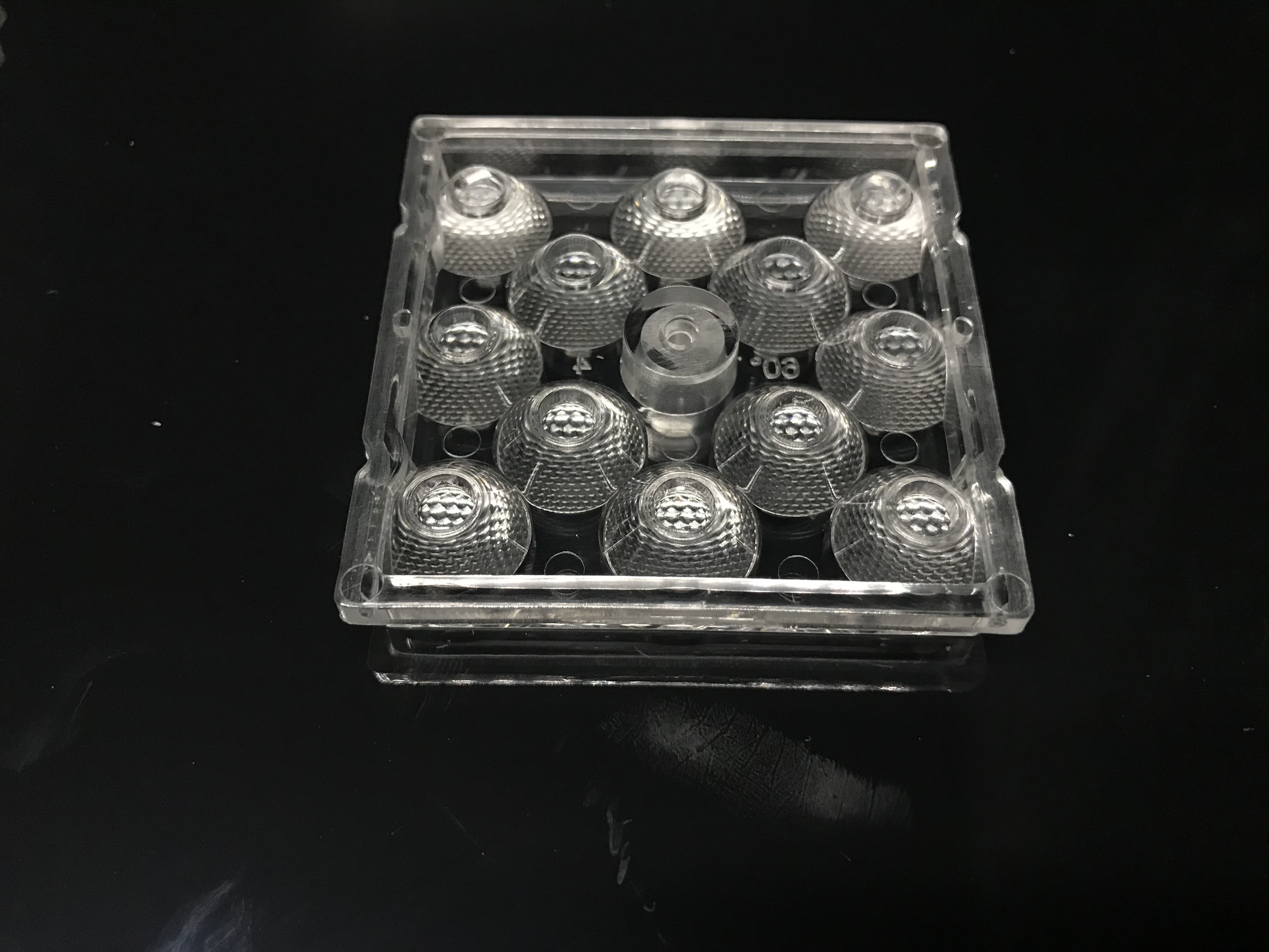 50x50-12H1-A-Flood Light Lens-60°（Light Cup）