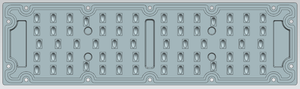 250x70-64H1 Street Light Lens