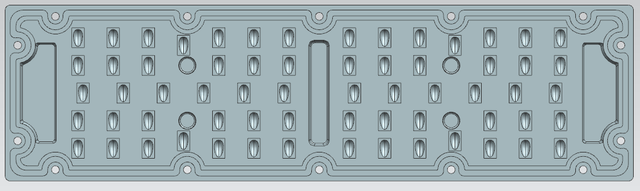 250x70-64H1 Street Light Lens
