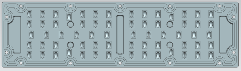 250x70-64H1 Street Light Lens