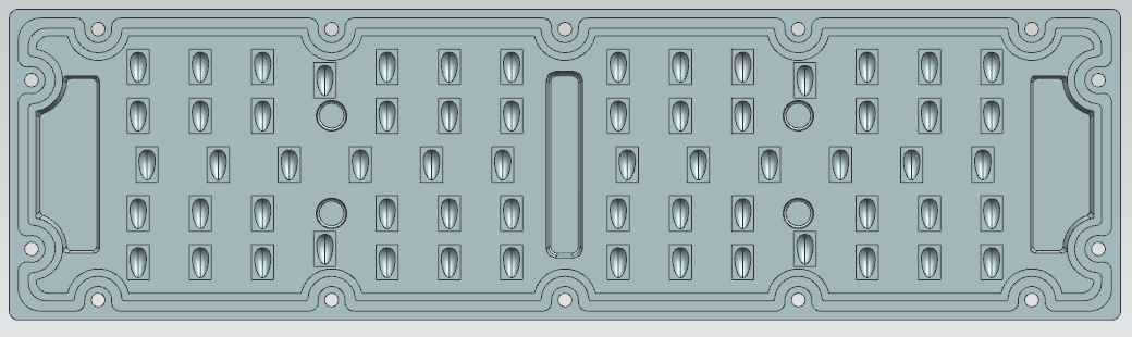 250x70-64H1 Street Light Lens