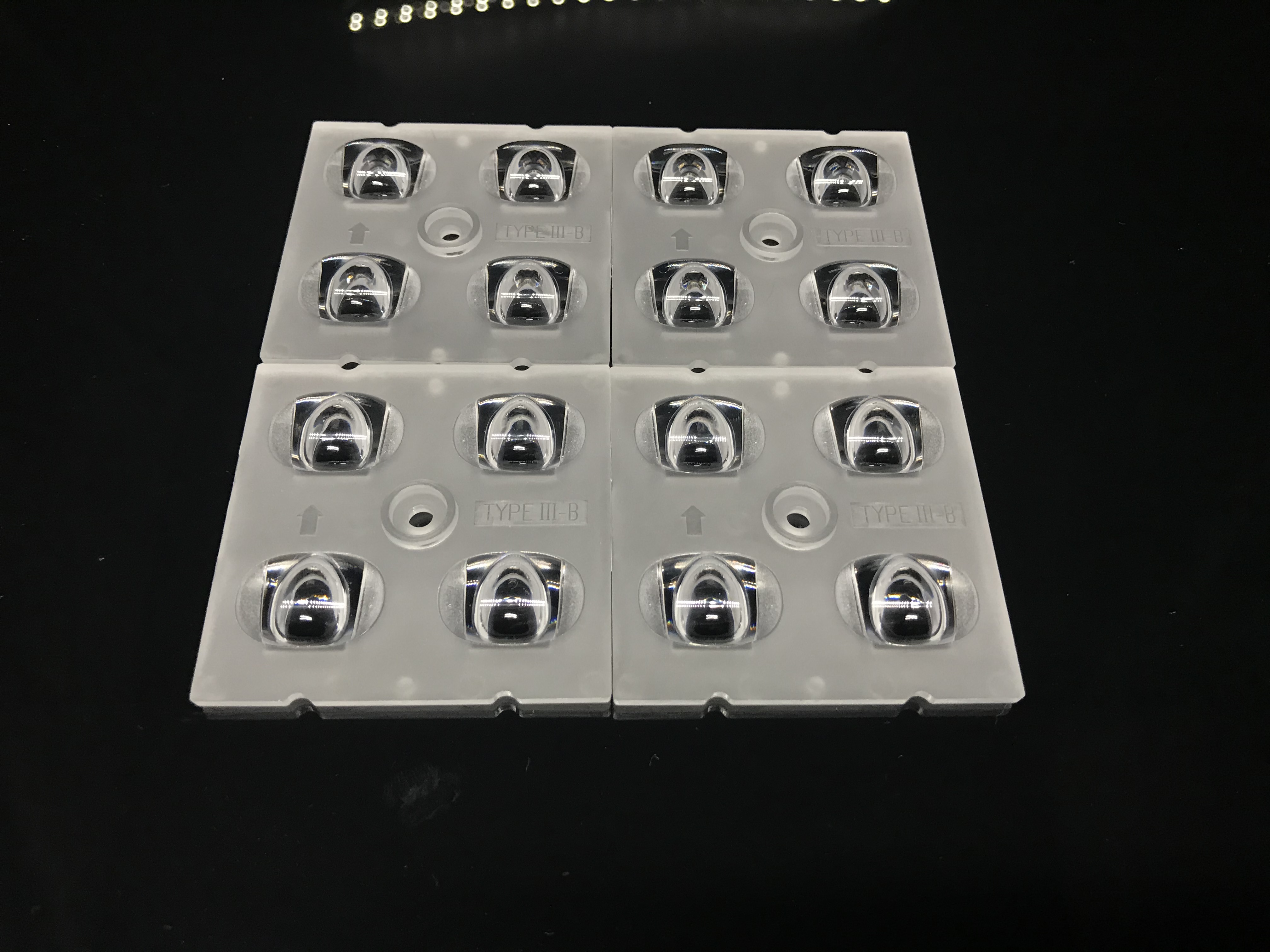 50x50-4H1 Street Light Lens-T2-M