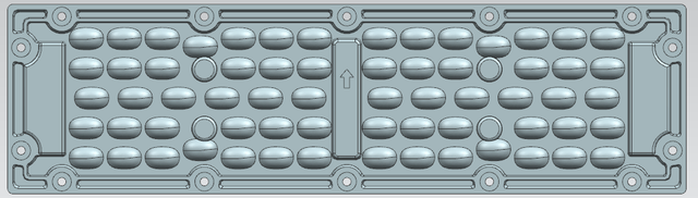 250x70-64H1 Street Light Lens