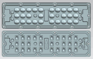 236x70-28H1 Street Light Lens-T2-S Lateral
